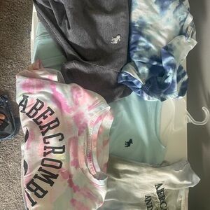Abercrombie & Fitch Kids Tie-Dye and Solid Tees Size 9/10